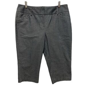 Dana Buchman 14 denim dress pant capris EUC 13021